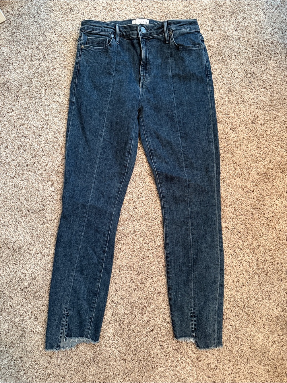 PARKER SMITH Skinny Jeans in Dark Blue Wash